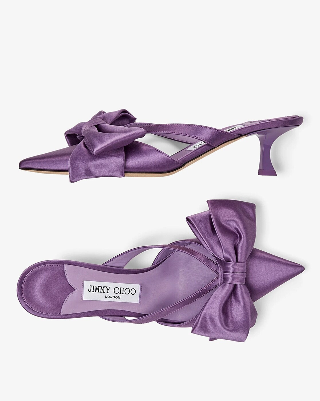 Cass suede and patent leather pumps in purple - Jimmy Choo | Mytheresa
