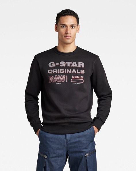 G star sale crew neck sweatshirt