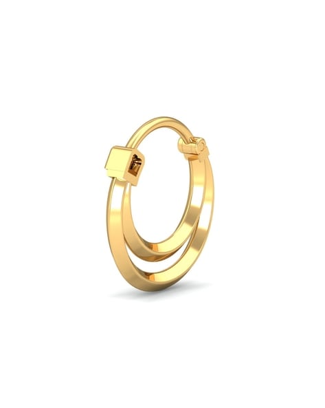 Side Diamonds Nose Ring - KuberBox.com
