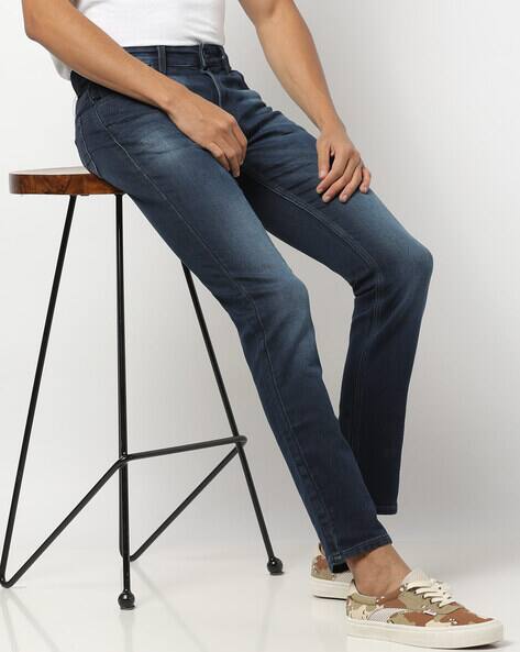 SPYKAR Men Mid Rise Rover Regular Fit Narrow Leg Jeans