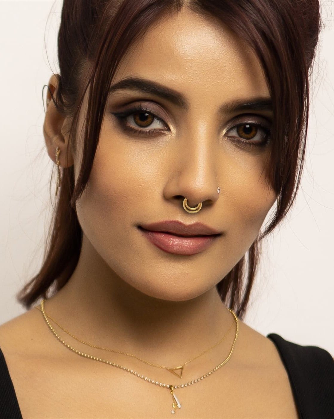 14k Gold Nose Ring | Indian Mystique | patapatajewelry