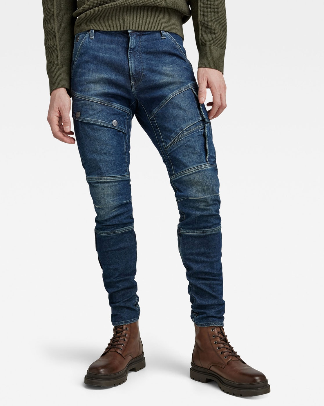 G star raw hot sale biker jeans