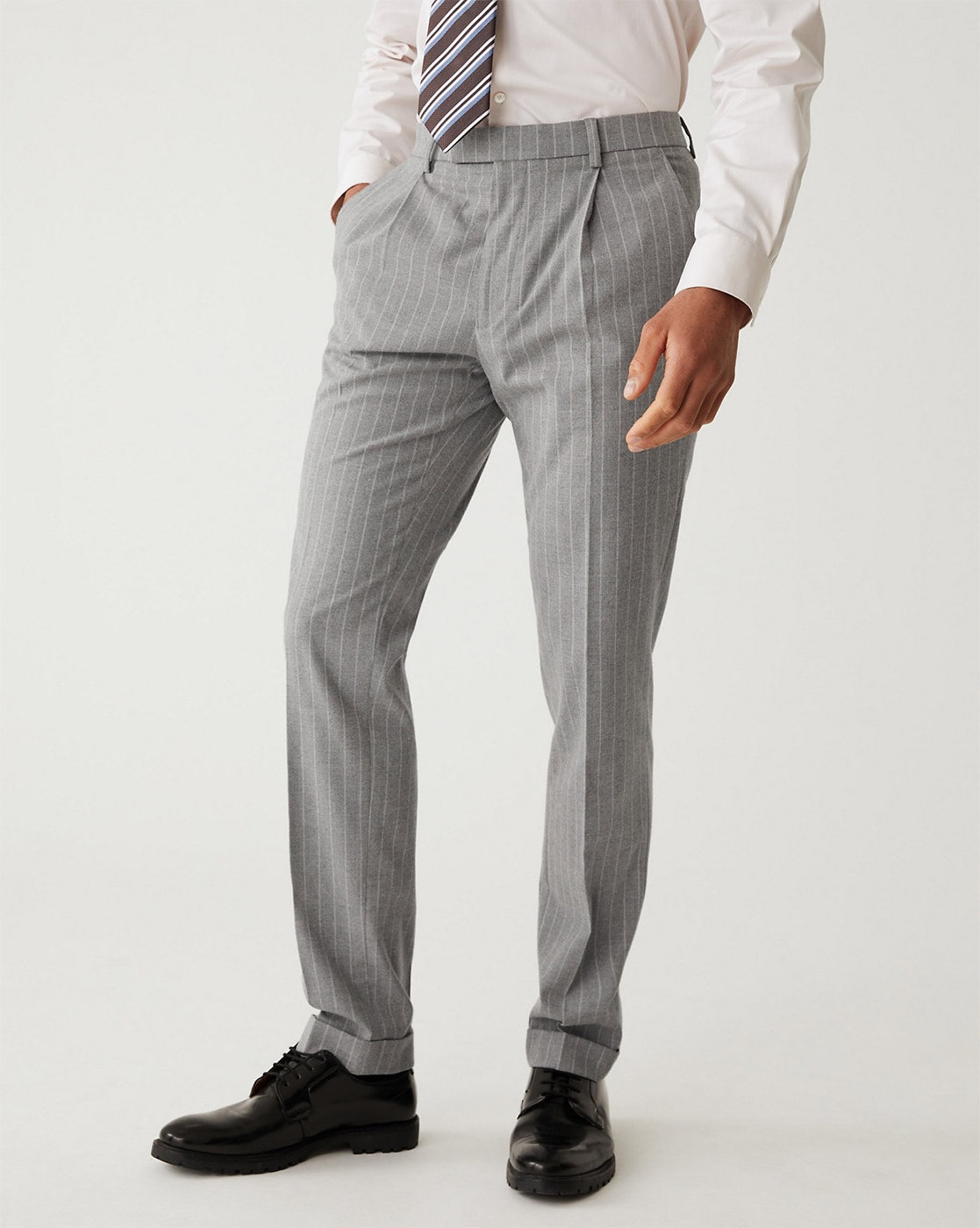 Details more than 138 grey striped trousers mens best