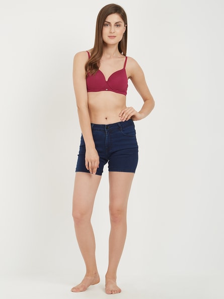 Buy Soie Red Underwired Front Open Bra For Women Online At Tata CLiQ