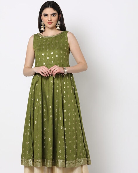 Buy Green Kurtas & Kurtis for Women by TRUE SHAPE Online | Ajio.com