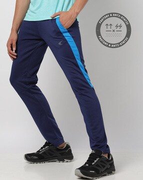 Blue Stripe Track Pants Jogger Sports, 40% OFF