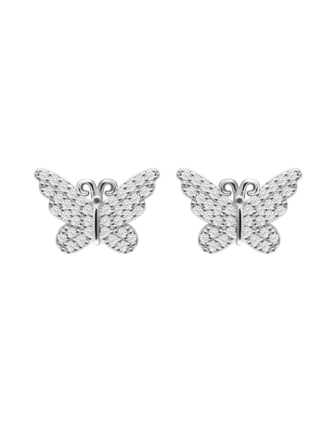 Gold Butterfly Earrings | MIONZA