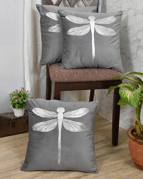 Buy Grey Cushions Pillows for Home Kitchen by Clasiko Online