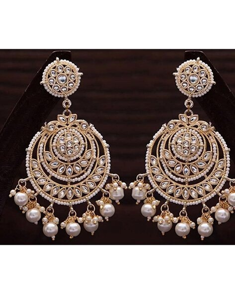 Gold platted jadau chandbali... - Hyderabadi Jewellery | Facebook