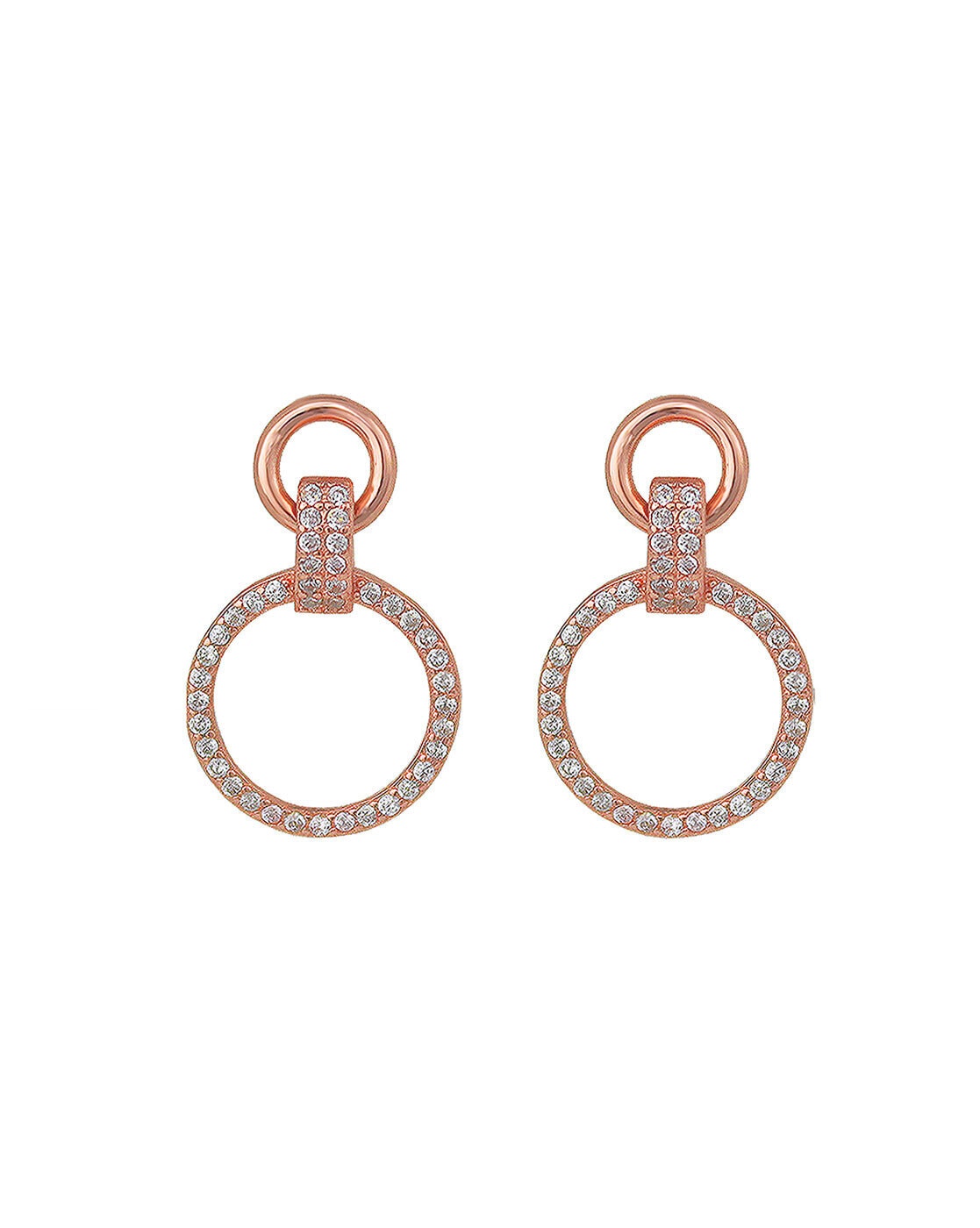 giva rose gold earrings