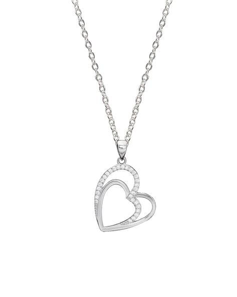 Neha kakkar rose gold heart pendant with link store chain