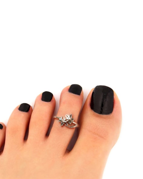 The Maryam Silver Toe-Rings -Buy Gemstones Jewellery Online — KO Jewellery