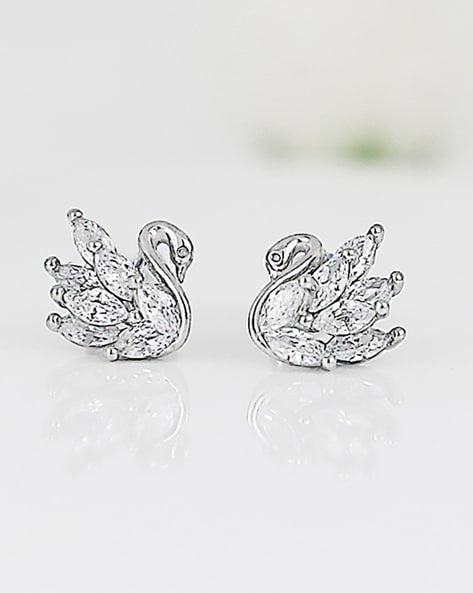 Women's Sterling Silver Swar0vski Swan hotsell H