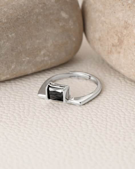 Giva 925 Sterling Silver Square Shape Ring