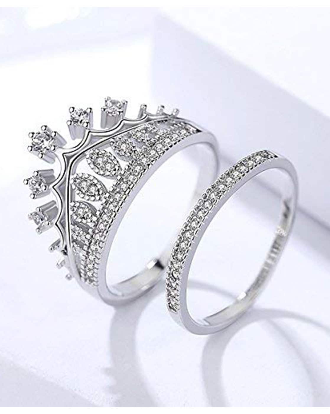 Princess crown ring for men made of sterling silver 925 Gothic style - Shop  jacksclub General Rings - Pinkoi