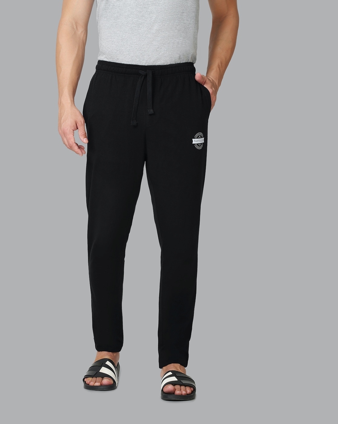 Buy Grey Track Pants for Men by Campus Sutra Online | Ajio.com