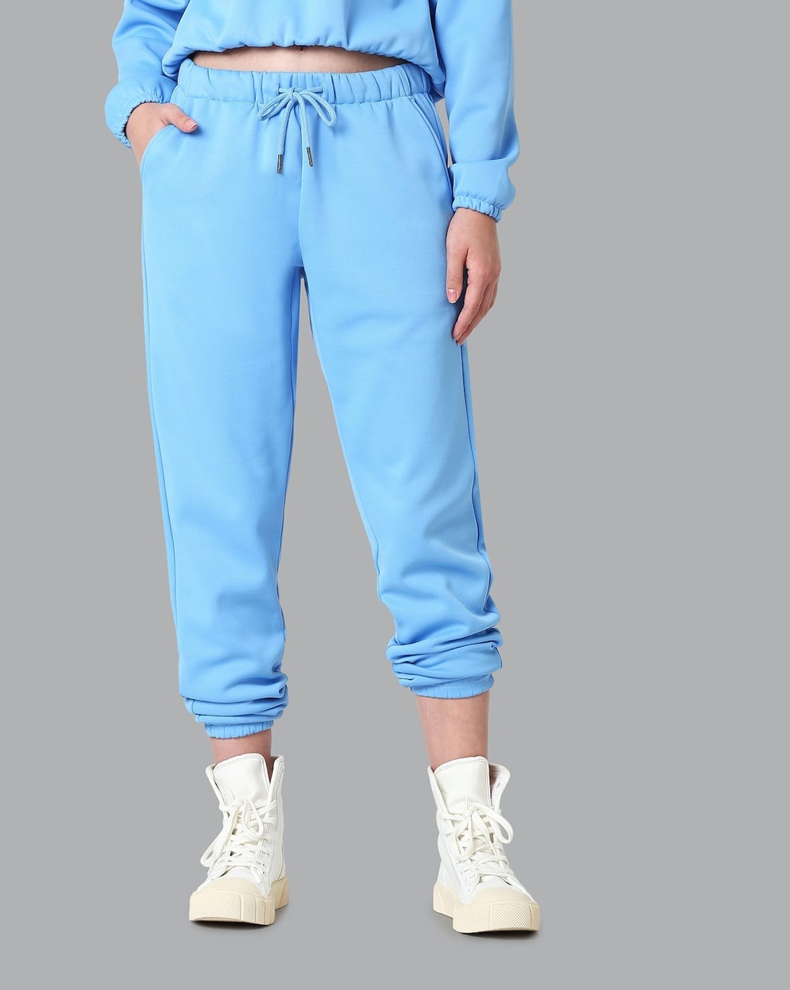Athleisure Drawstring Waist & Functional Pockets Joggers