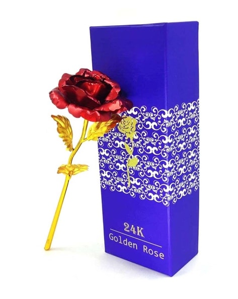 24K Gold Forever Rose - Garnet (January Birthstone) - The Forever Rose