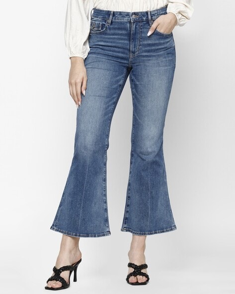 American Eagle Flared Women Blue Jeans - Buy American Eagle Flared Women  Blue Jeans Online at Best Prices in India