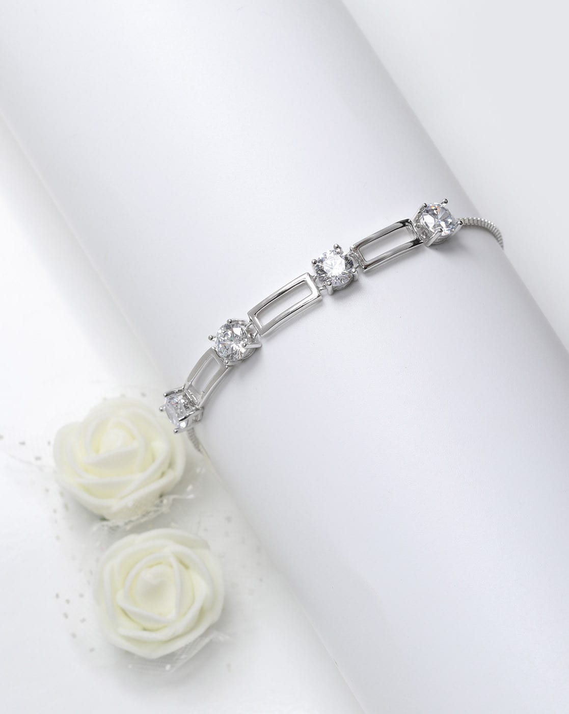 Giva 925 Sterling Silver Supple Heart Adjustable Bracelet For Women And  Girls