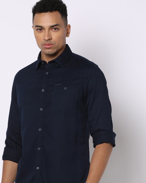 Buy Navy Blue Shirts for Men by LEE COOPER Online