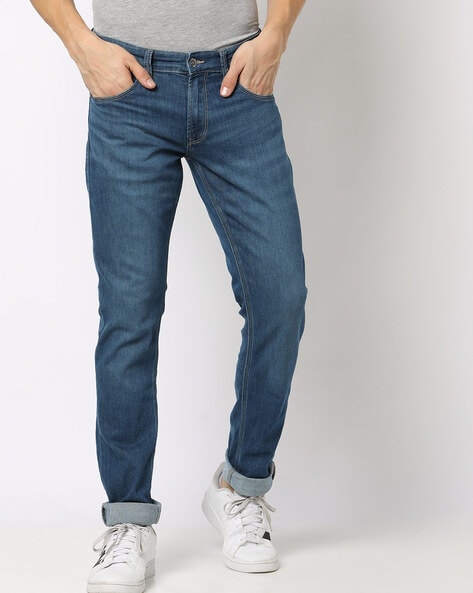 Mid Rise Rover Regular Fit Narrow Leg Jeans