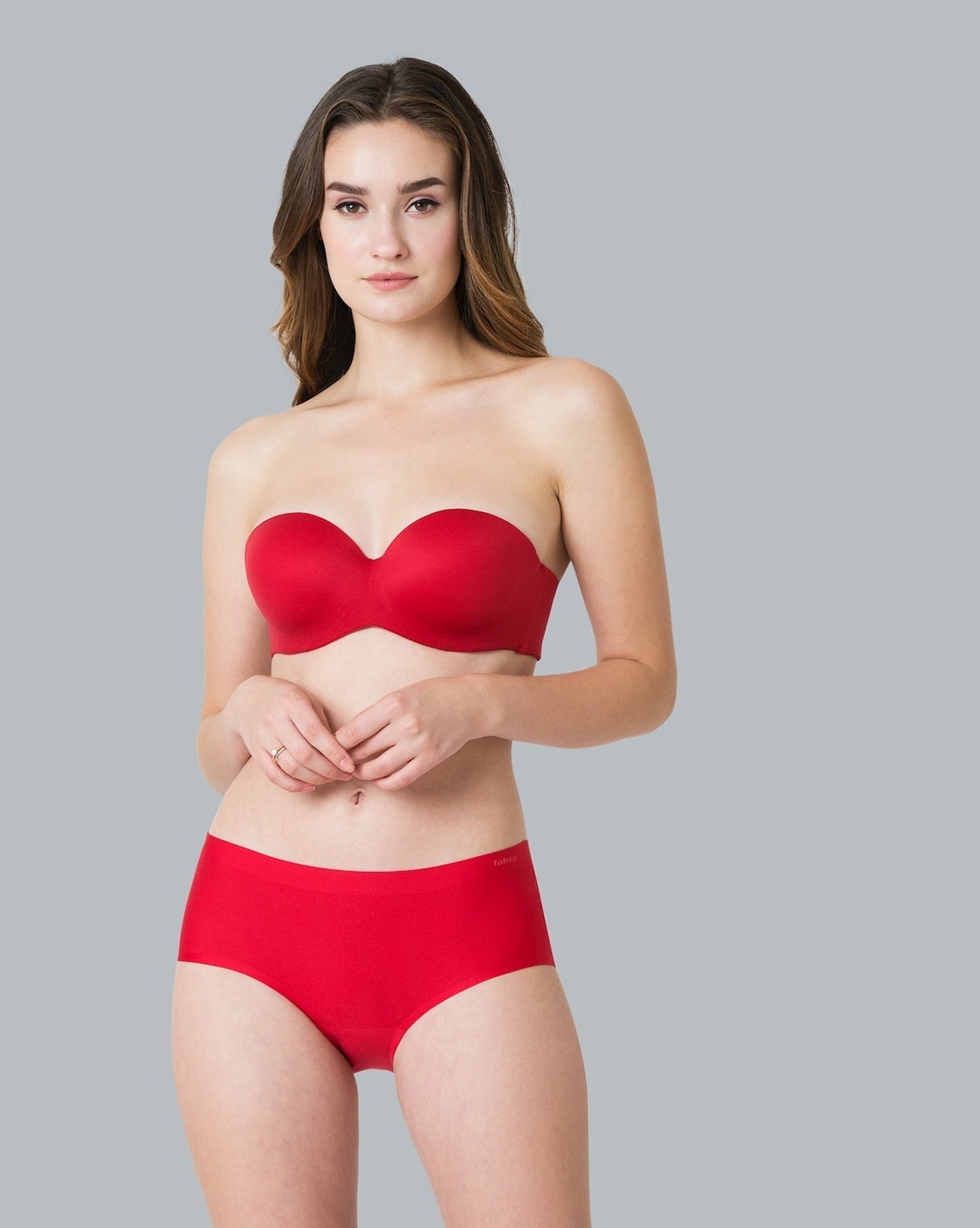 Buy online Red Net Thongs Panty from lingerie for Women by Clovia for ₹300  at 40% off