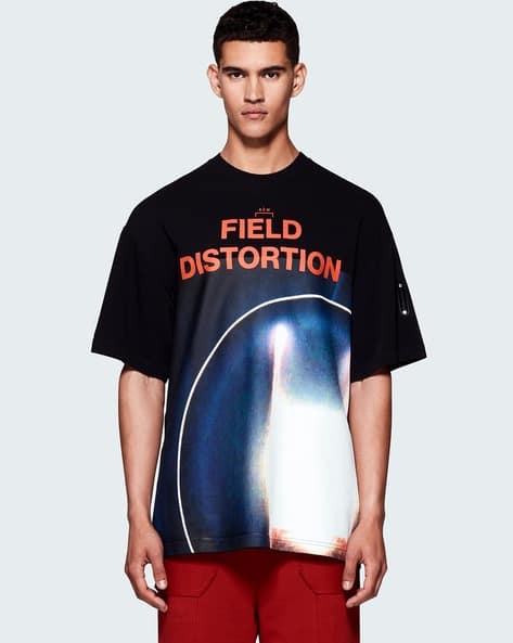 Buy A COLD WALL Field Distortion Cotton Oversized Fit T-Shirt  