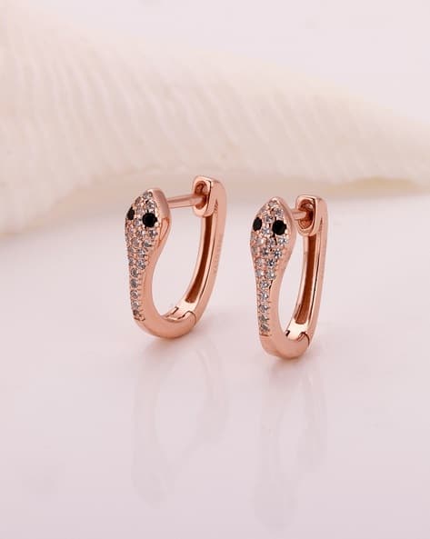 Buy Rose Gold Earrings for Women by Giva Online