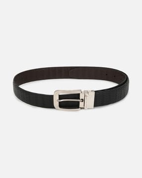 louis philippe Textured Reversible Belt with Tang Clasp-picture-20