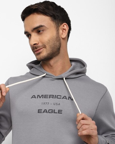 Grey american outlet eagle hoodie