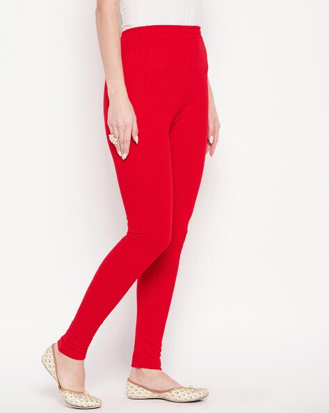 Buy Red Leggings for Women by Zigo Online