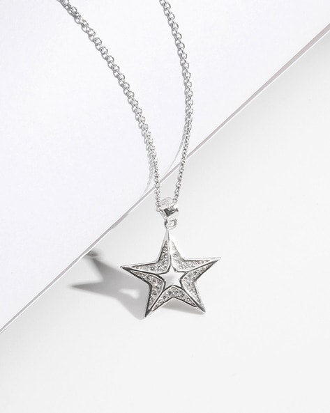 Round Star of David Sterling Silver Necklace, Jewelry | Judaica Webstore