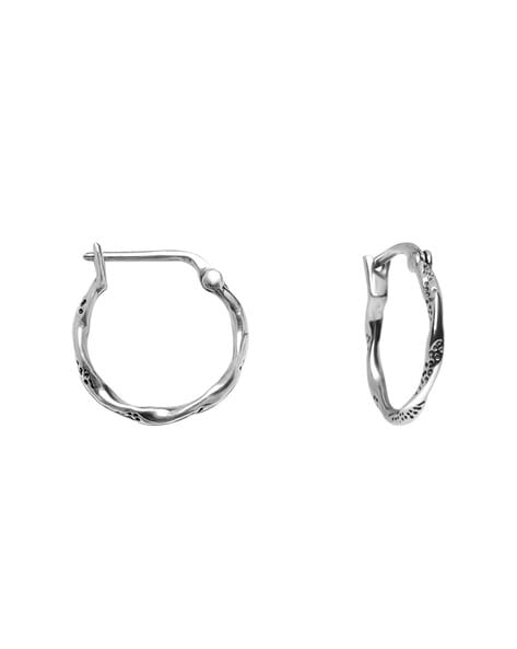 Small Hollow Hoop Earrings in Silver/gold | Burberry® Official