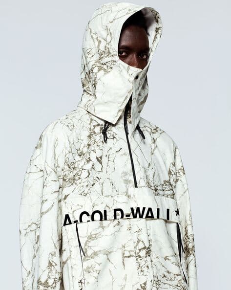 Buy A COLD WALL Overset Kagool Jacket White Color Men AJIO LUXE
