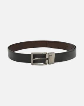 louis philippe Textured Reversible Leather Belt-picture-15