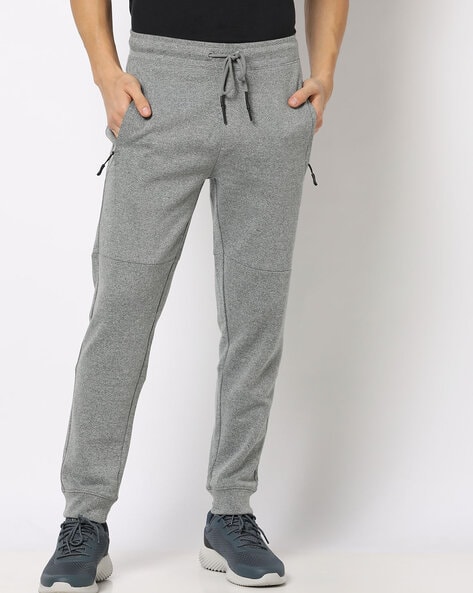 Buy JOCKEY Graphite Solid Cotton Blend Slim Fit Mens Track Pants   Shoppers Stop