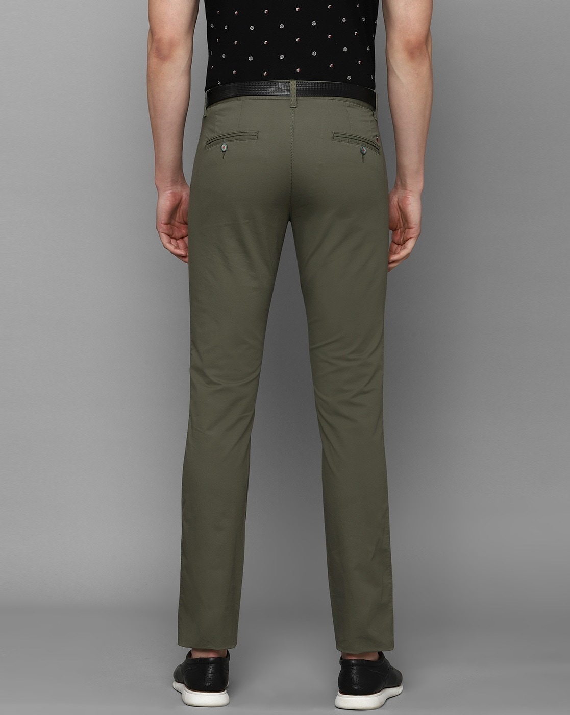 Buy Louis Philippe Grey Slim Fit Checks Trousers for Mens Online @ Tata CLiQ