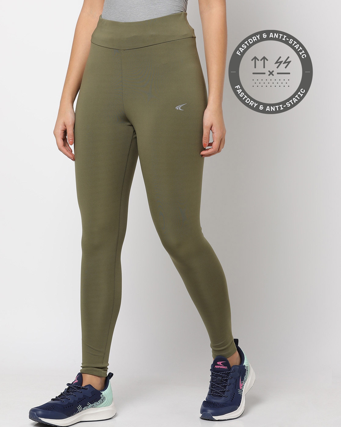 Buy HAPPY FRIDAYS Sport Yoga Shorts Over Tights DSG888 in Green