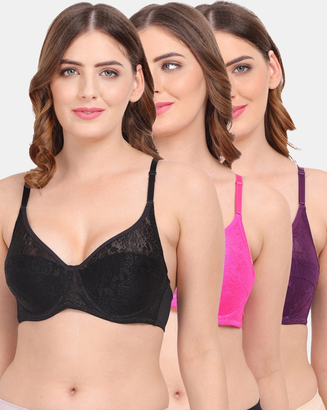 Buy Multicoloured Bras for Women by AMOUR SECRET Online