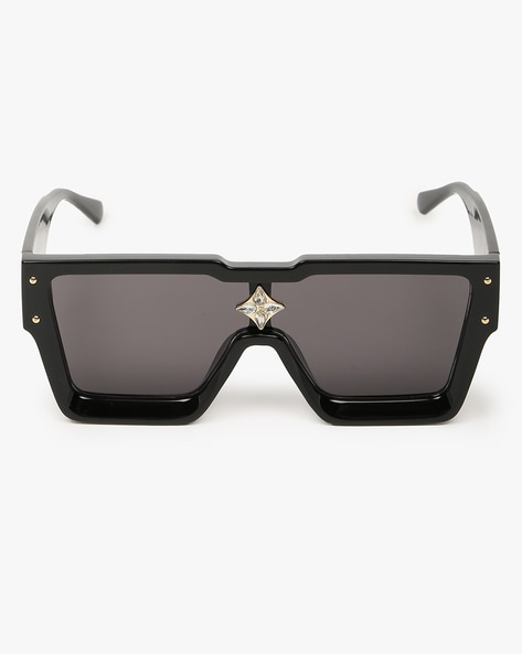 Louis Vuitton® Cyclone Sunglasses Black. Size E  Louis vuitton sunglasses,  Sunglasses, Oversized black sunglasses