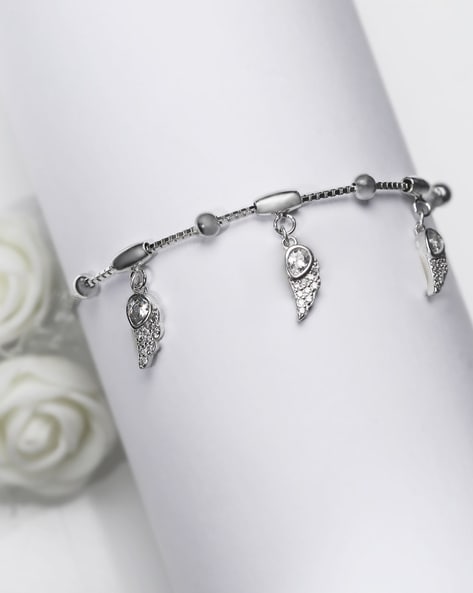 Joyalukkas Divino Silver Collection 925 Sterling Silver Charm Bracelet for  Men  Amazonin Fashion