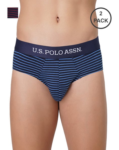 Buy Navy Blue Briefs for Men by U.S. Polo Assn. Online