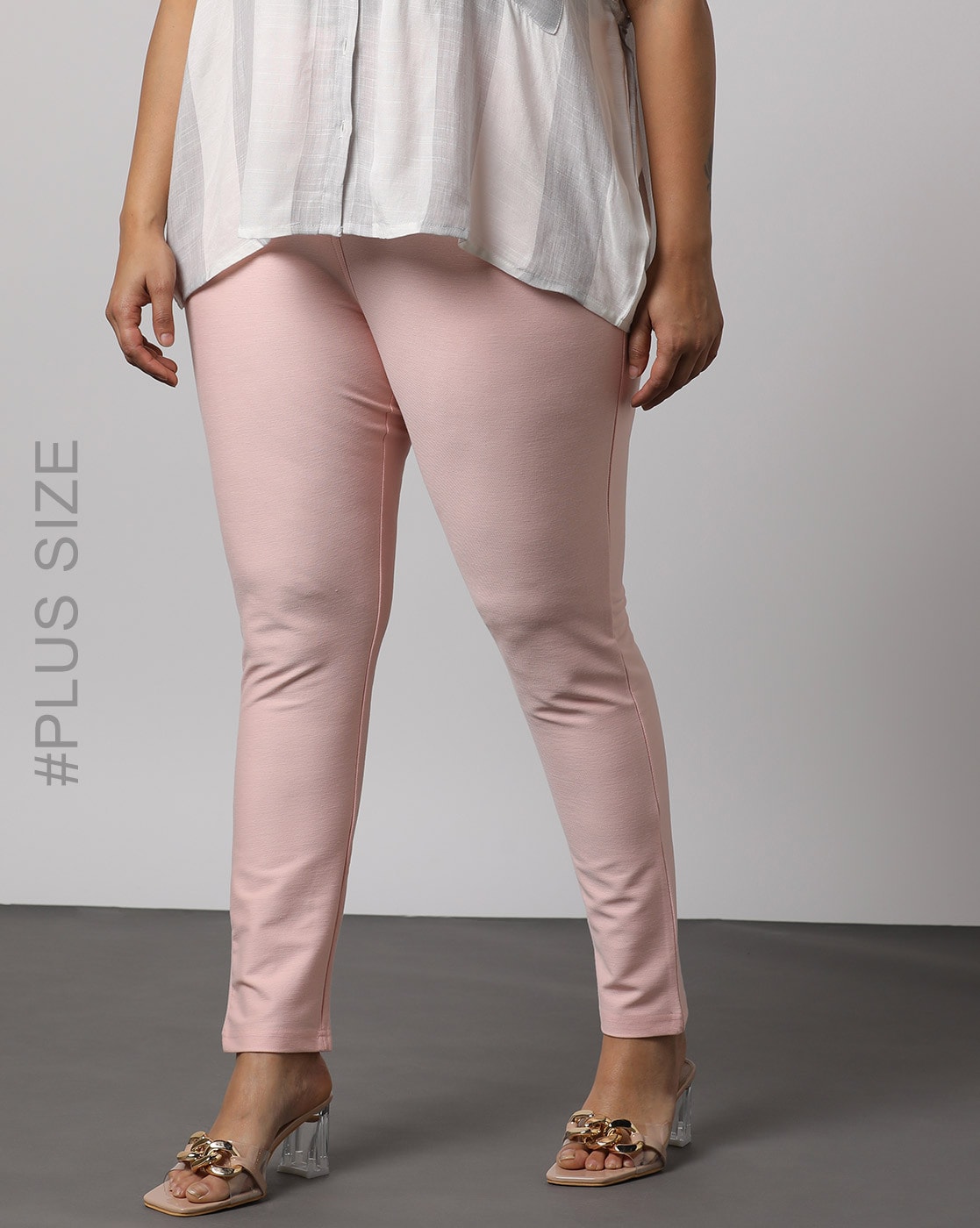 Buy Pink Trousers & Pants for Women by Fig Online | Ajio.com