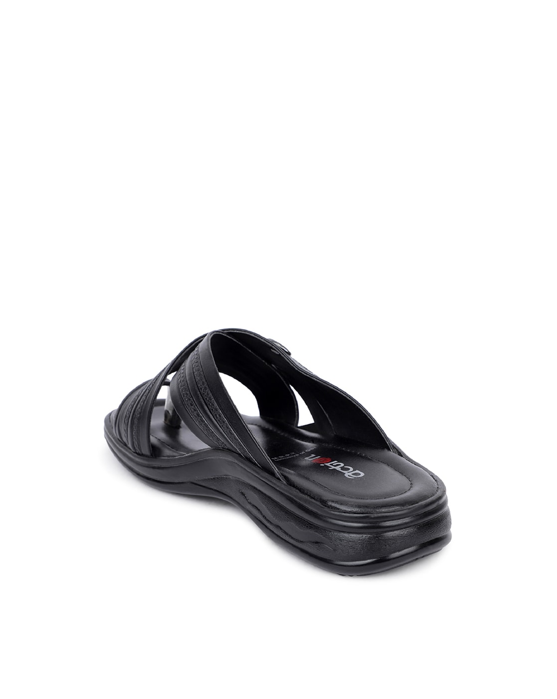 Buy Black Flip Flop Slippers for Men by ACTION Online Ajio