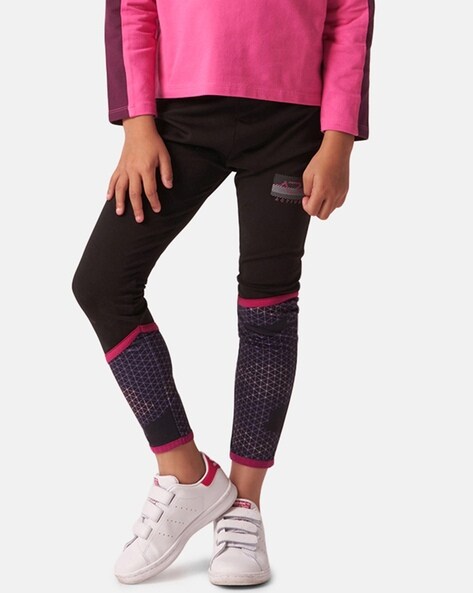 Buy Black Leggings for Girls by Angel & Rocket Online