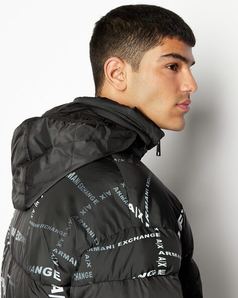 Emporio Armani Down Jacket In Black | ModeSens