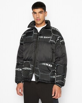 Armani exchange hooded down hot sale jacket