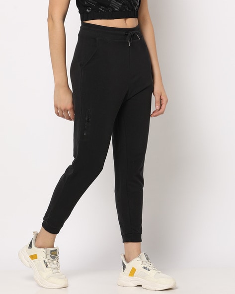 Buy Jockey A108 Womens Cotton Elastane Slim Fit Joggers With Side