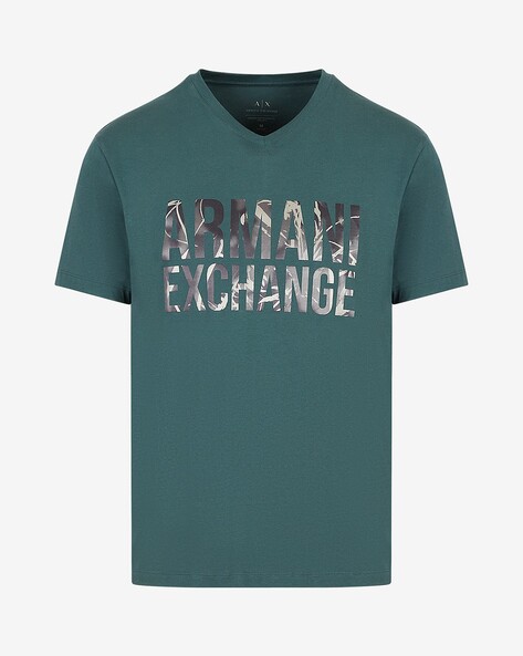 Buy Teal Tshirts for Men by ARMANI EXCHANGE Online Ajio